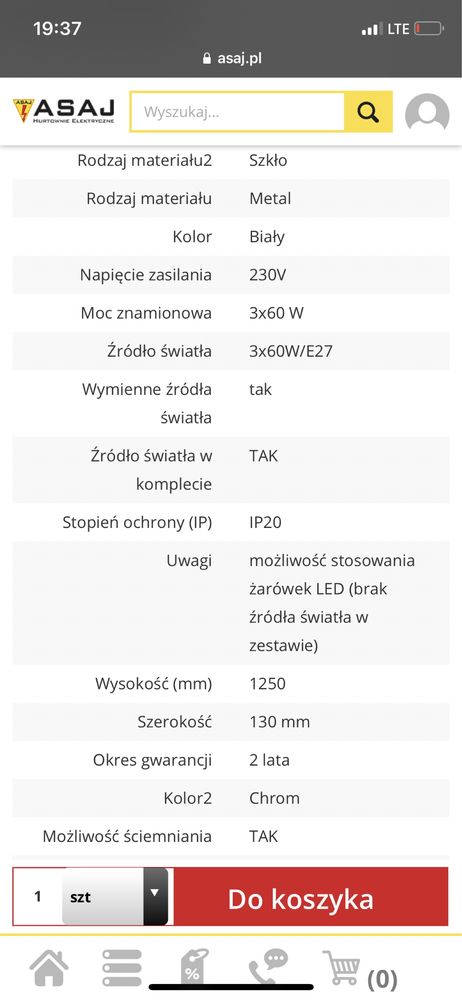 Lampa, żyrandol biała ażurowa