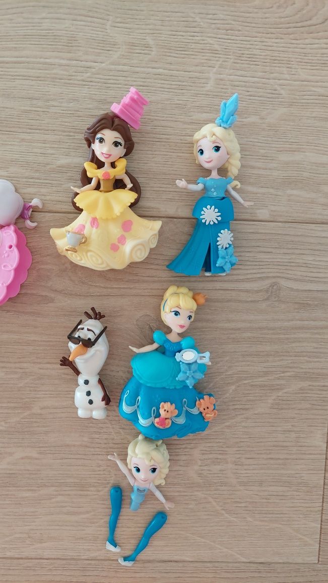Laleczki mini disney księżniczki do przebierania Elza Elsa frozen Olaf
