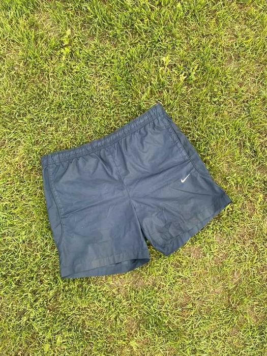 Spodenki męskie sportowe Nike Y2k Logo haft swoosh navy granatowy M L