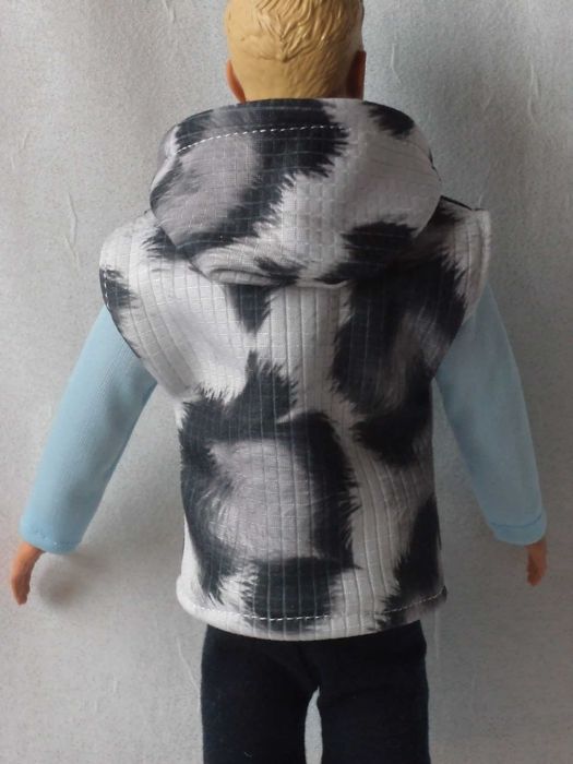 Ubranka dla lalki - Ken - Kamizelka, bluza, spodnie, buty !!!