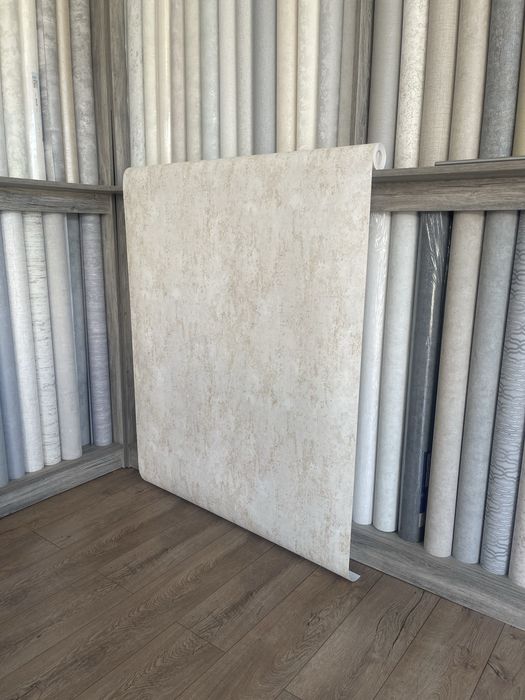 Шпалери обои . Світлий беж . Супер.Доставка - 0!