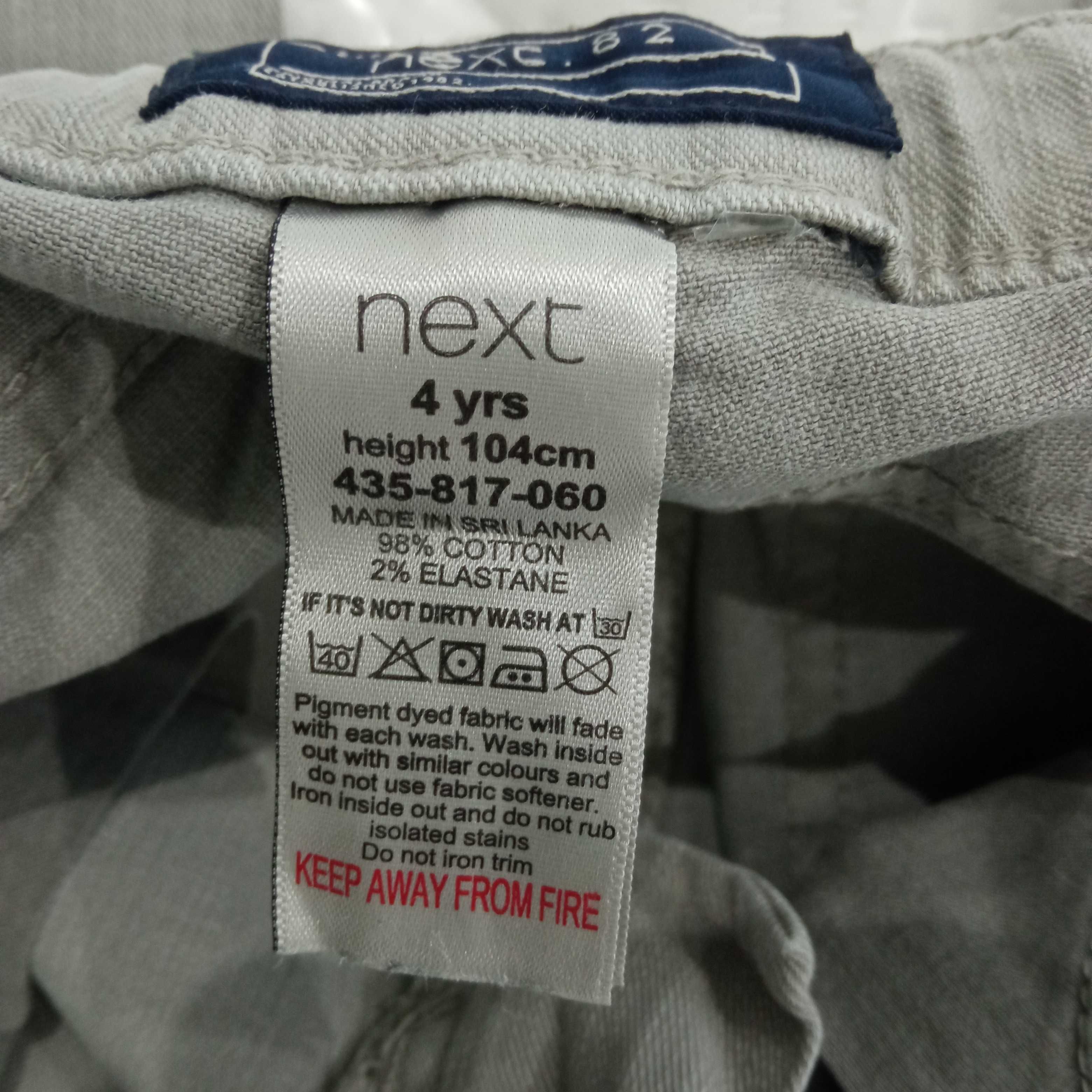 Next dziewczęce spodnie jeansowe r. 104