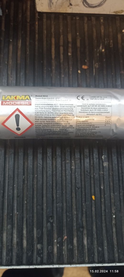 Silikon Lakma bezbarwny Modesil NO 14