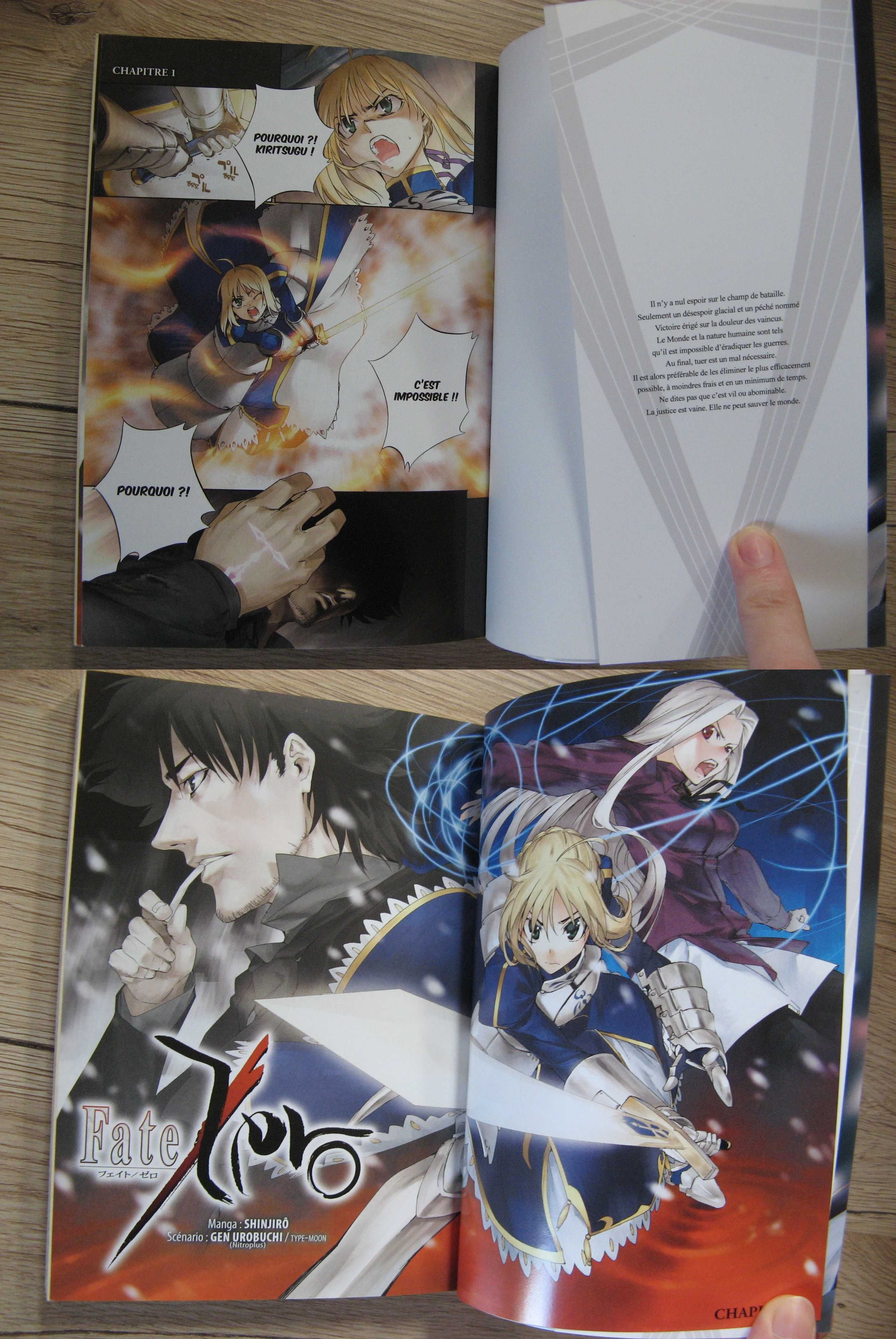 Manga Fate/Zero tomy 1-14 Shinjiro Type Moon Ototo FR po francusku