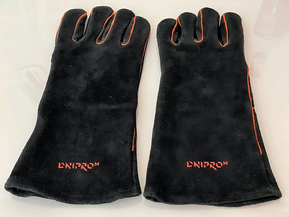 (Dnipro-M) Краги рукавиці зварювальника шкіряні захисні для сварки