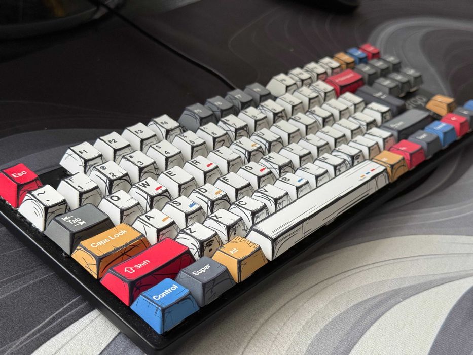 Keycapy COMIC POP/Manga – Unikatowy Zestaw Klawiszy Mechanicznych