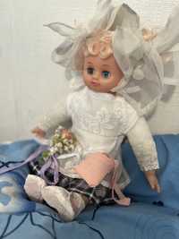 Интерьерная  испанская кукла ручной работы «Школьница»