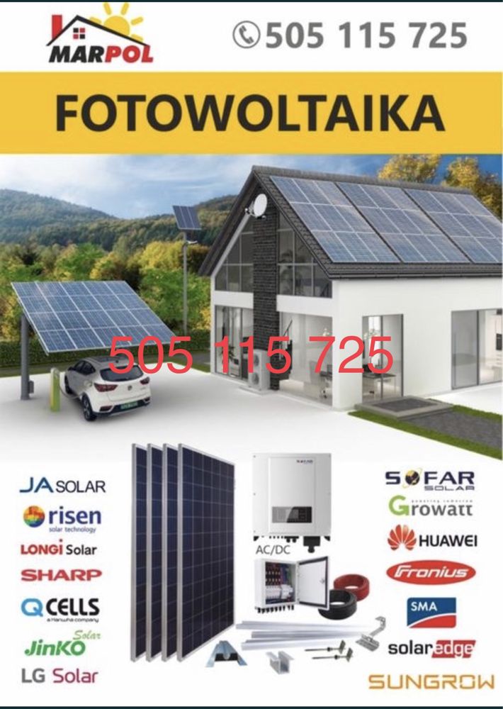 Panele fotowoltaiczne 500 W Ja Solar Longi Risen Jinko