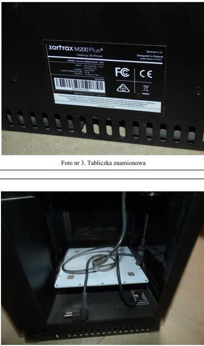 Drukarka 3D Zortrax M200 Plus - V01 po pełnym serwisie i aktualizacji