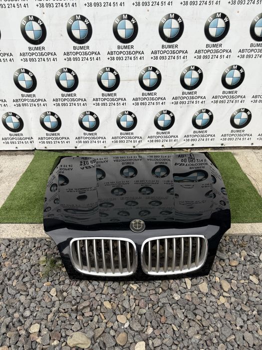 Bmw e70 капот колір 475 чорний