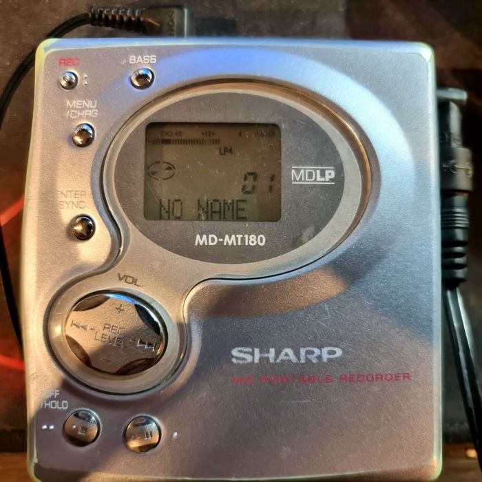 Walkman Mini Disc SHARP MD mt180