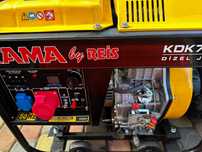 Продам вживаний дизельний генератор KAMA KDK7500CE3