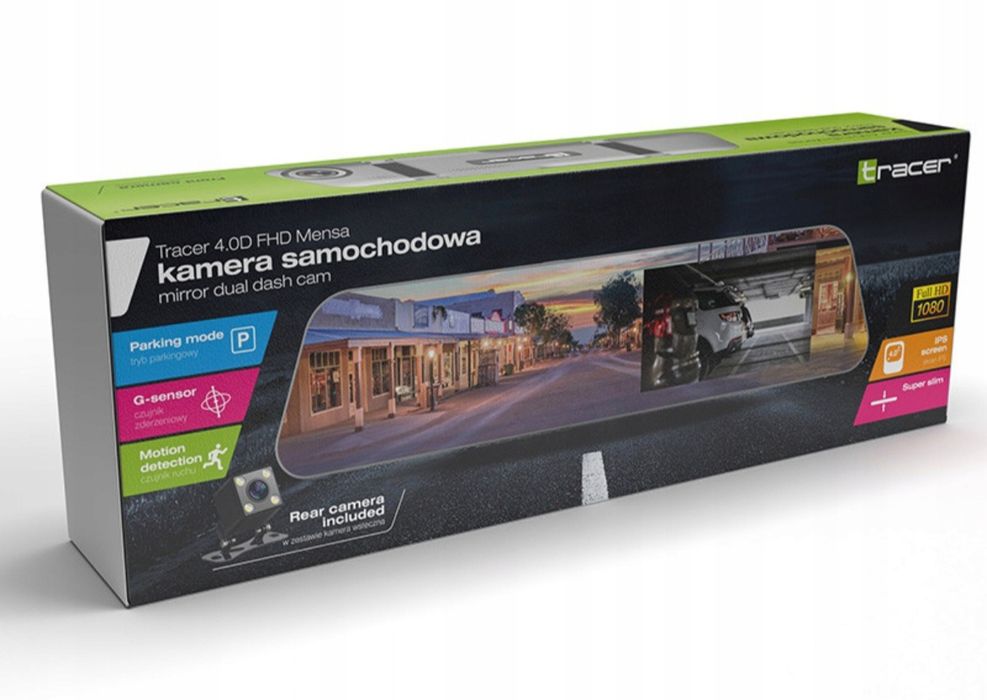 Wideorejestrator TRACER 4.0D FHD MENSA