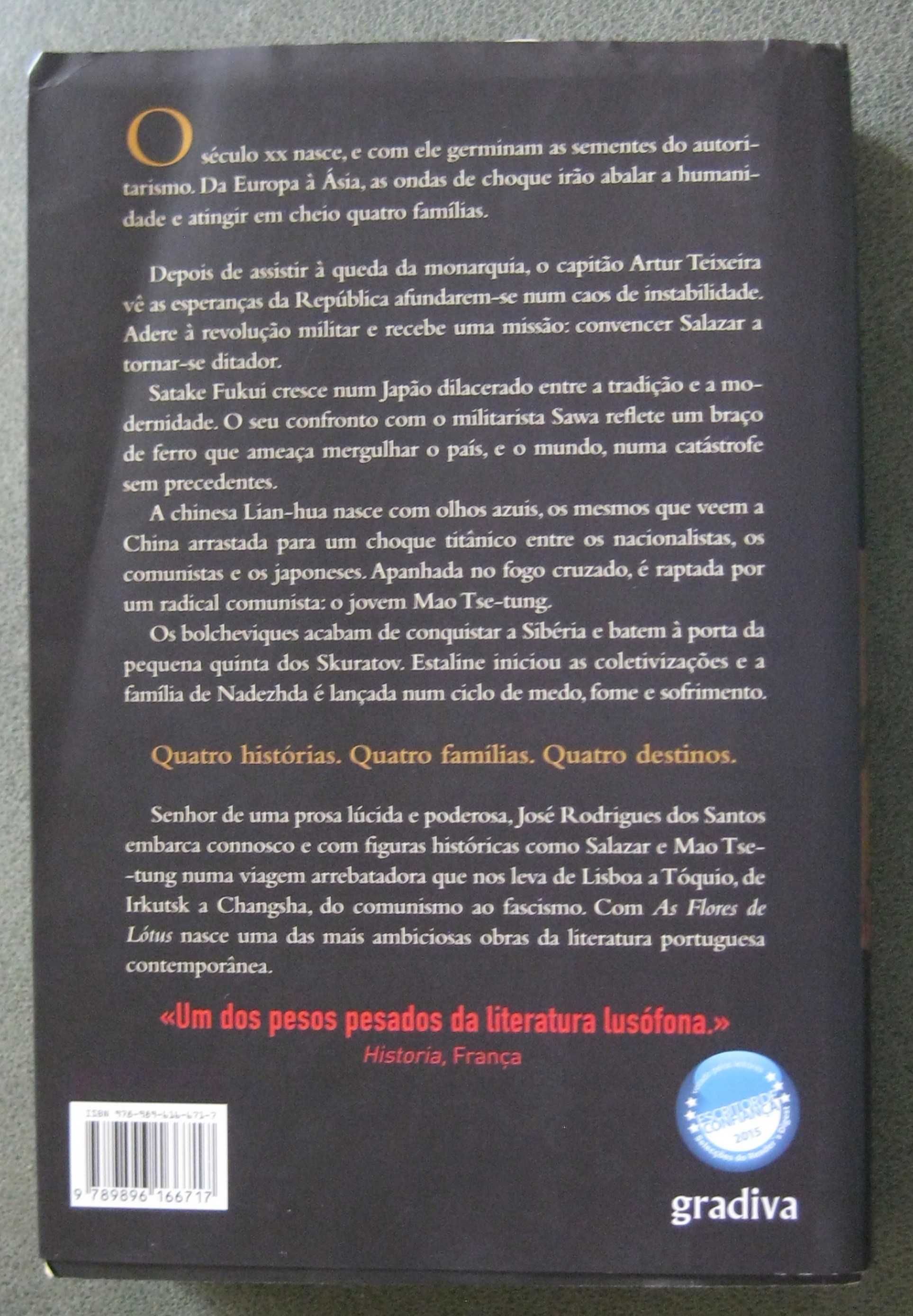 As Flores de Lótus de José Rodrigues dos Santos