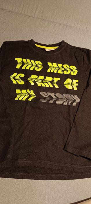 Koszulka czarna z długim rękawem cocodrillo