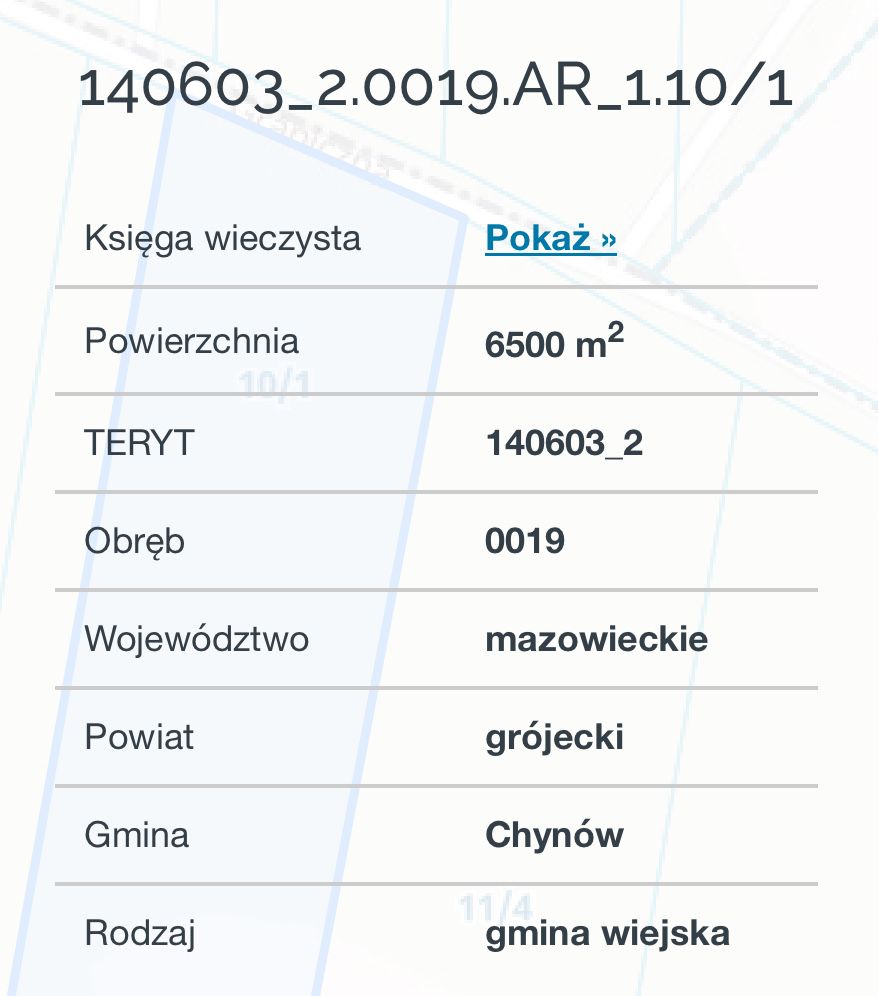 Działka duża w lesie przy lesie Państwowym