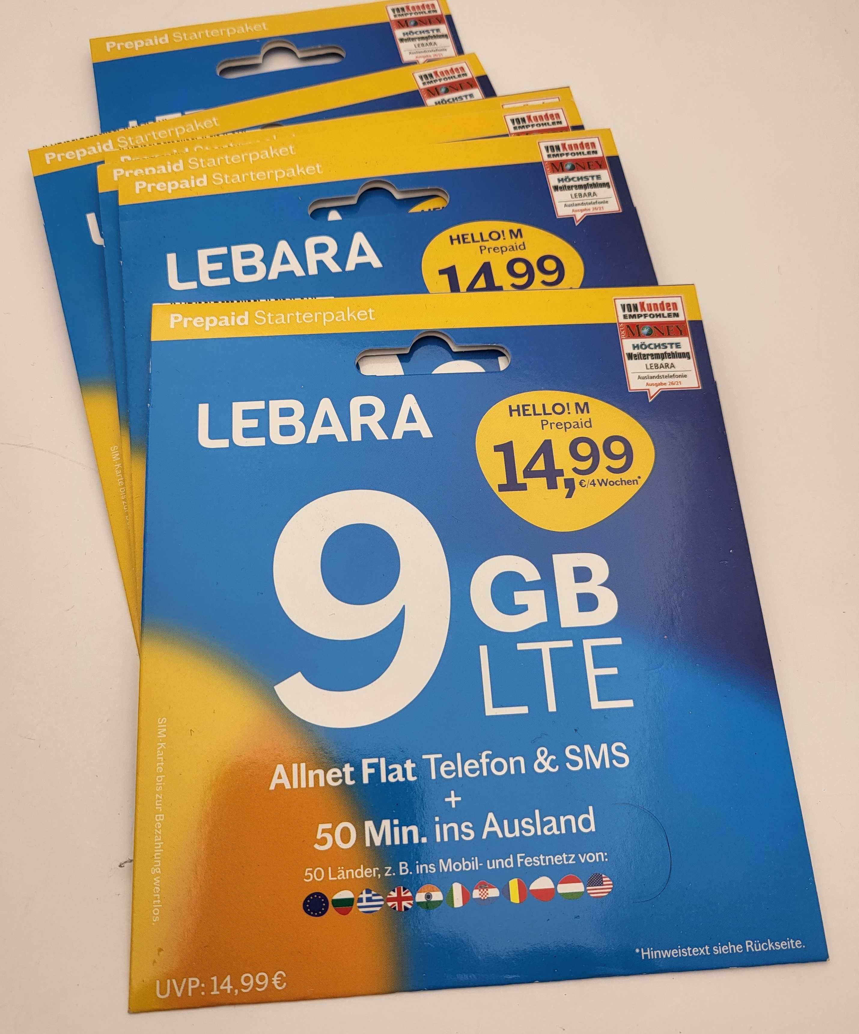 Karta SIM Niemiecka O2 nowa - nieaktywna -  10€  HURT-Detal