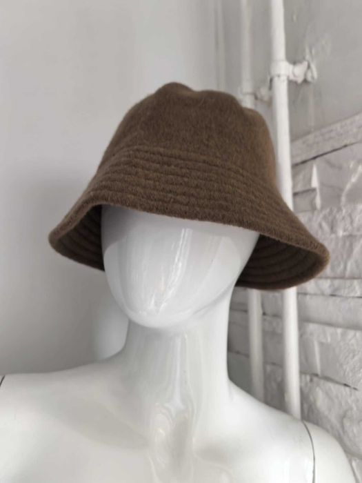 Kapelusz Ciepły Damski Brązowy