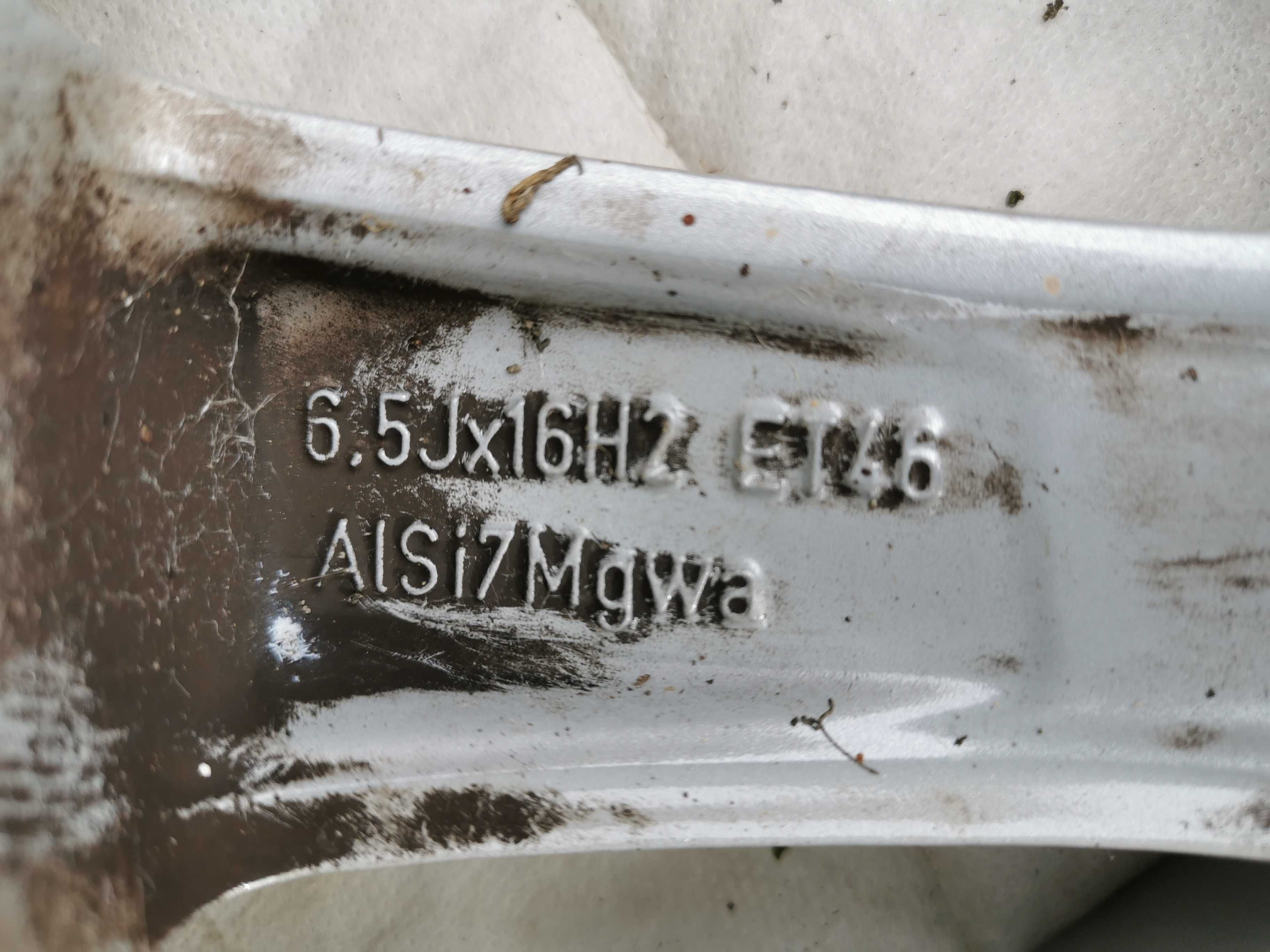 Felga aluminiowa 6,5Jx16 Skoda Octavia 5x112 ET46 używana