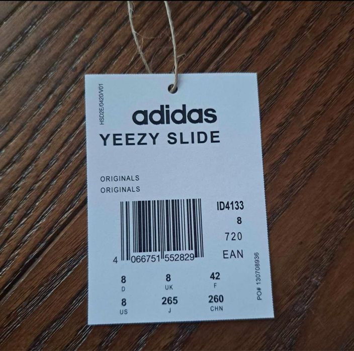 Yeezy Slide niebieskie rozmiar 42