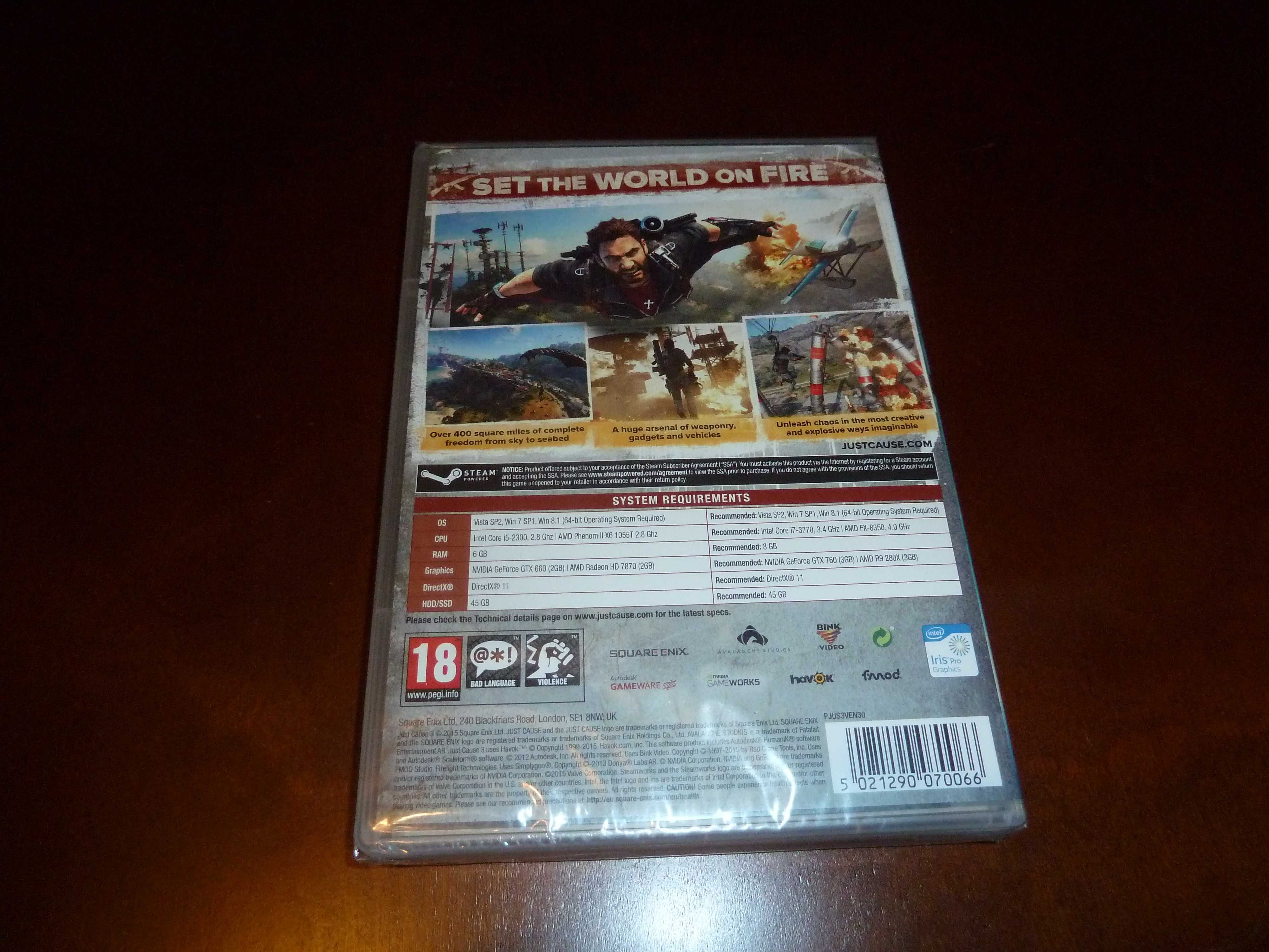 Just Cause 3 na PC, nowa, w folii, najtaniej!