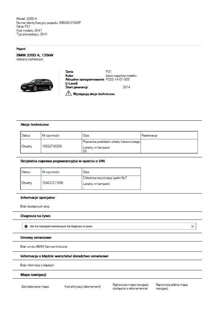 BMW OPEL MAZDA FIAT JEEP Ekspres Historia Serwisowa VIN ASO PDF 7/7