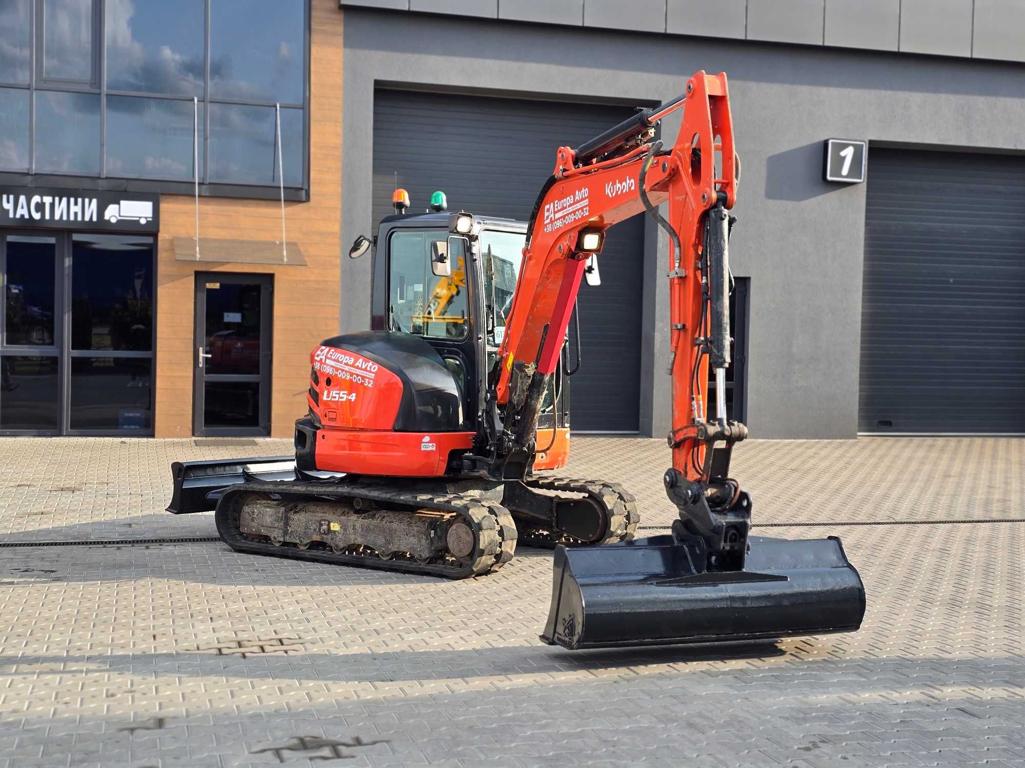 Kubota U55-4 | 2017p |Міні-екскаватор