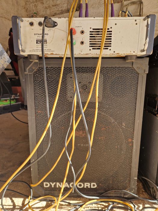 Conjunto de Modulador, Mixer, Acordeão elétrico e Colunas