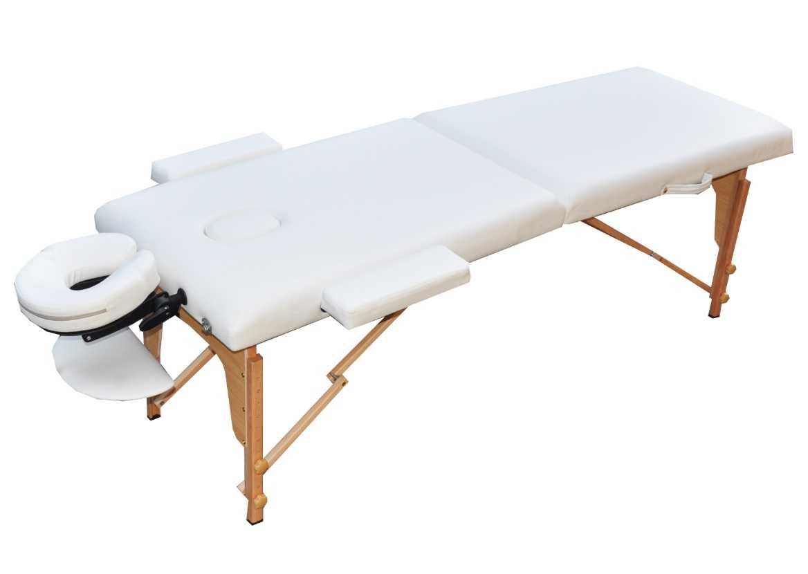 масажний стіл кушетка стол массажный топчан 2и3секции цельный бук