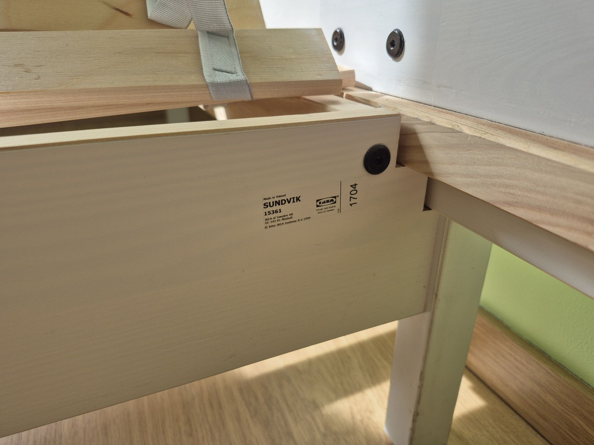 Łóżko rosnące z dzieckiem Sundvik Ikea