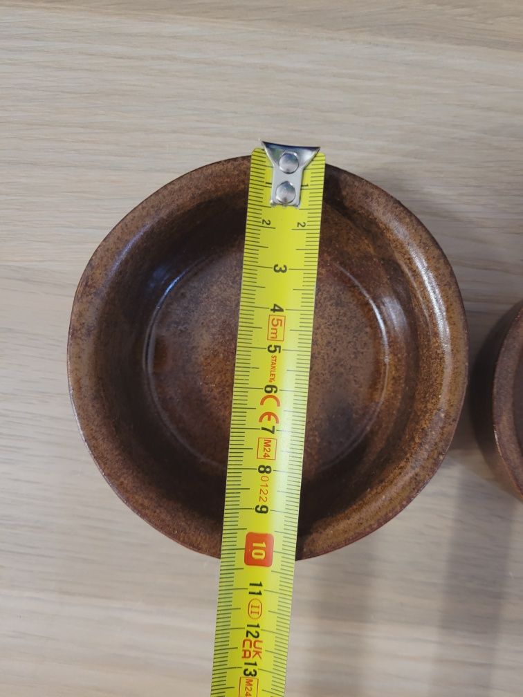 2 miski miseczki ceramiczne dla kota fretki królika