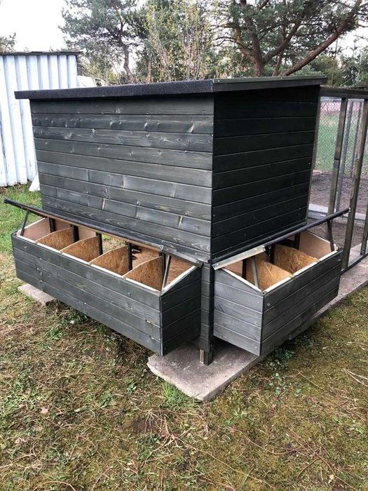 Kurnik na 30 kur ocieplony z wolierą