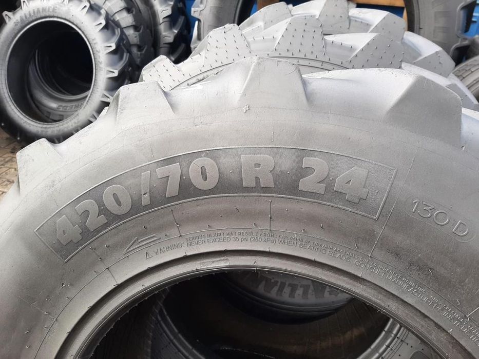 Opona używana przemysłowa 420/70R24 MICHELIN OMNIBIB 900zł W4614