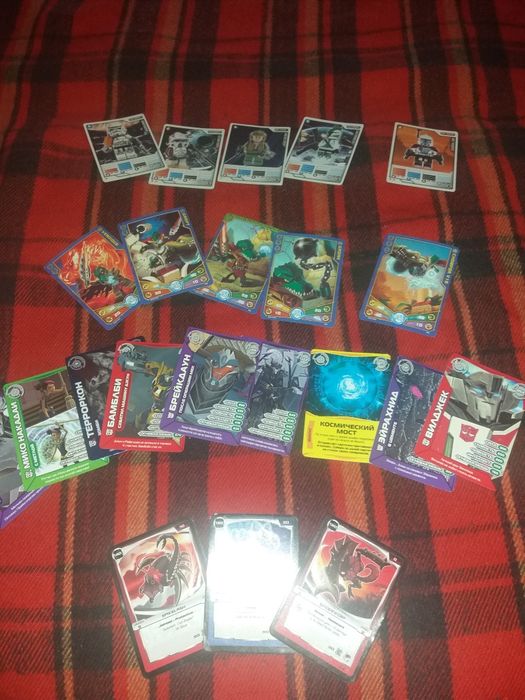 Карточки Trans Formers Prime, Star Wars, Chima, Monsuno