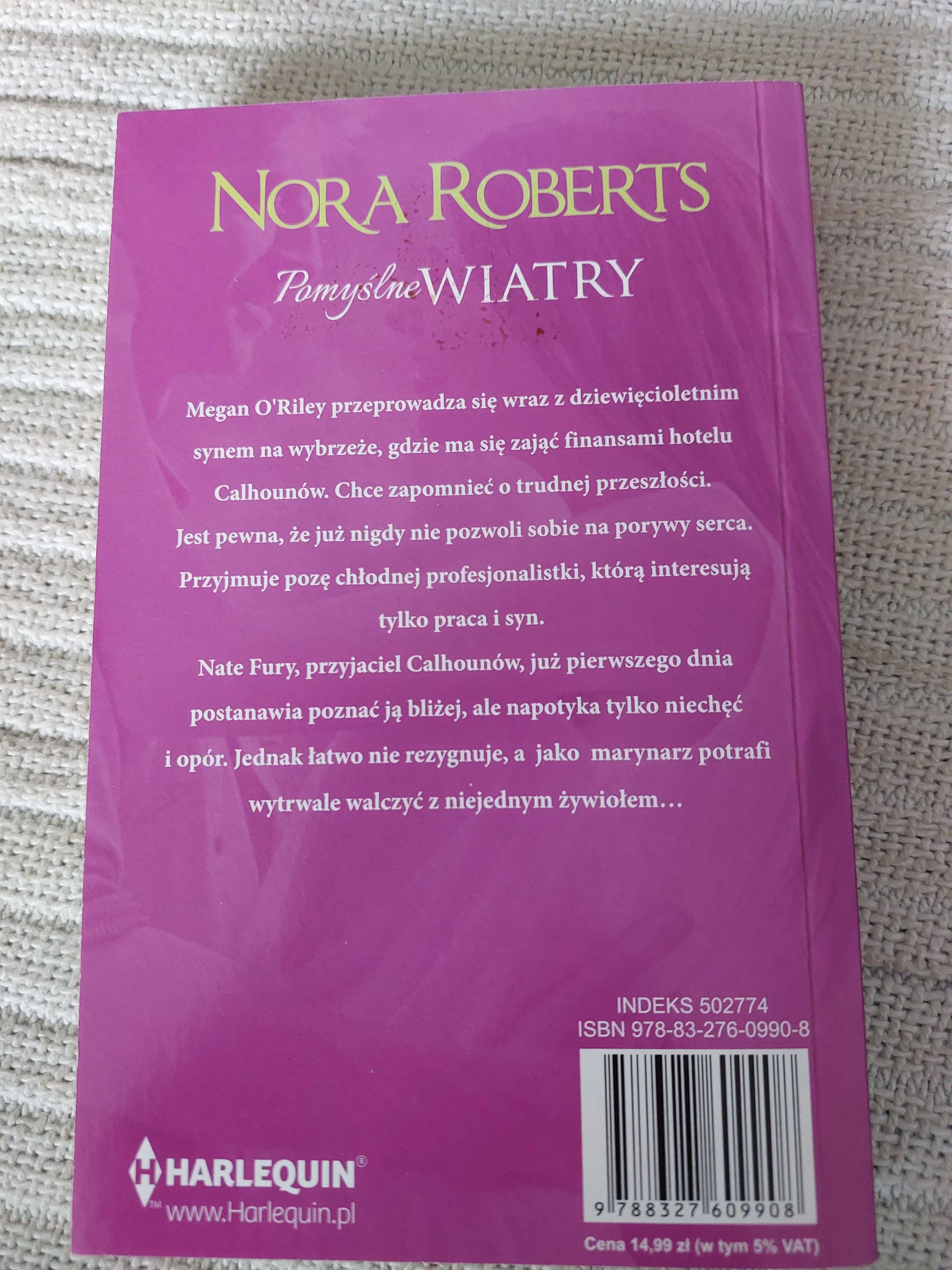 Nora Roberts.  Pomyślne wiatry. Książka