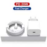 Ładowarka EU 20W USB-C z kablem lightning
