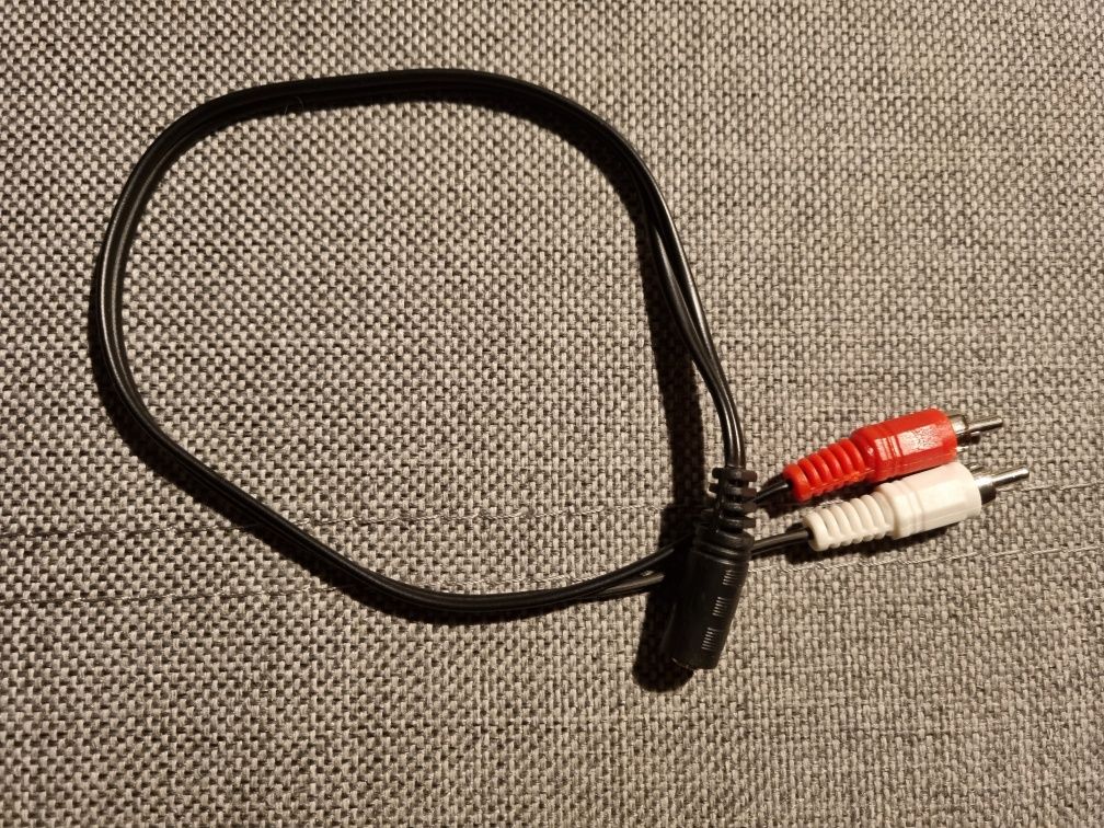 Kabel gniazdo mini jack - 2×cinch