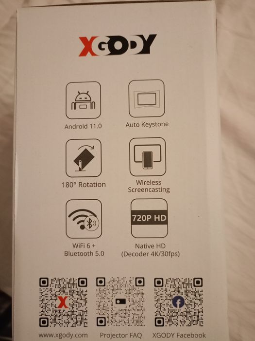 Projektor xdy biały