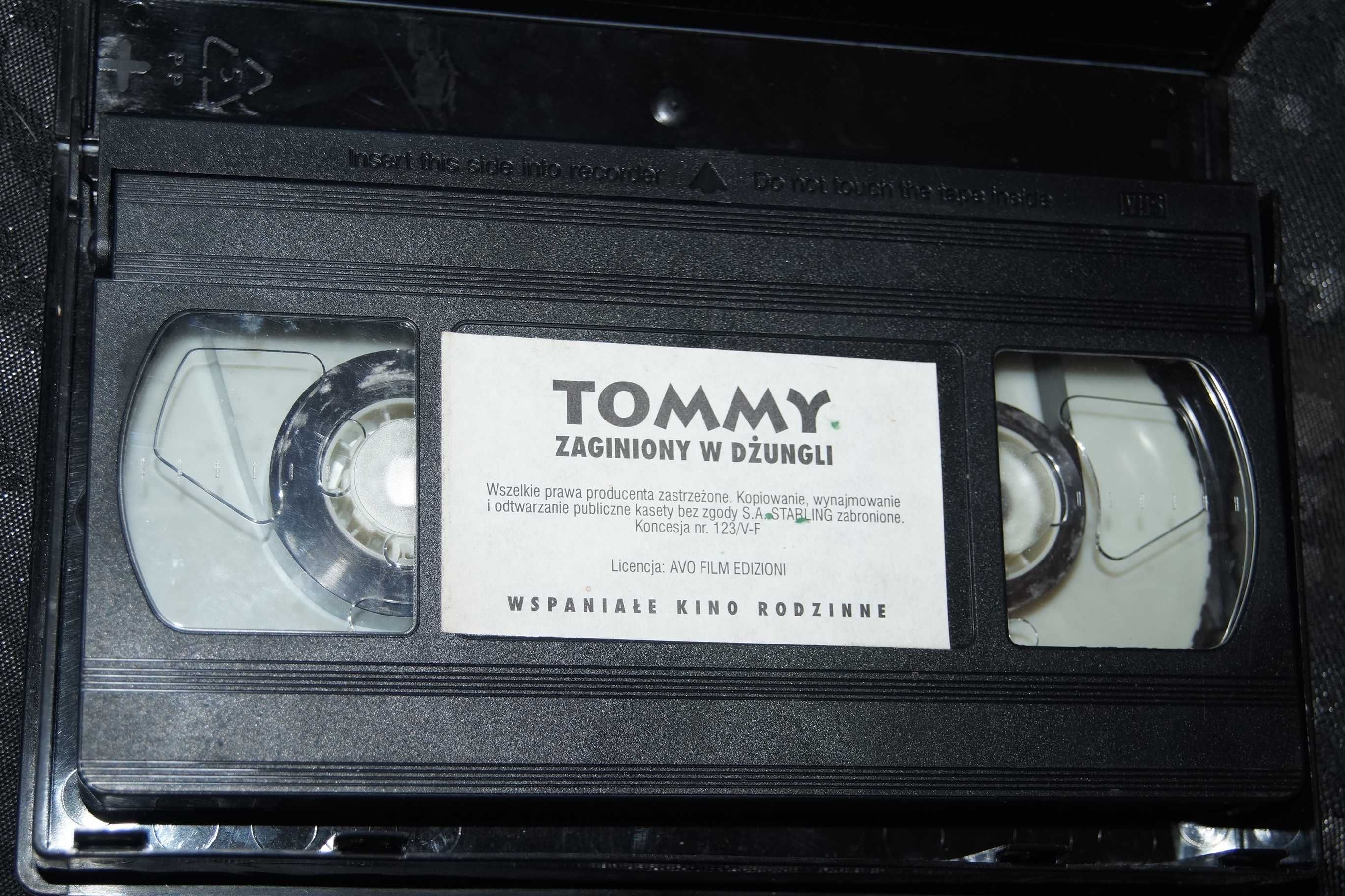 Tommy zaginiony w dżungli kaseta VHS video