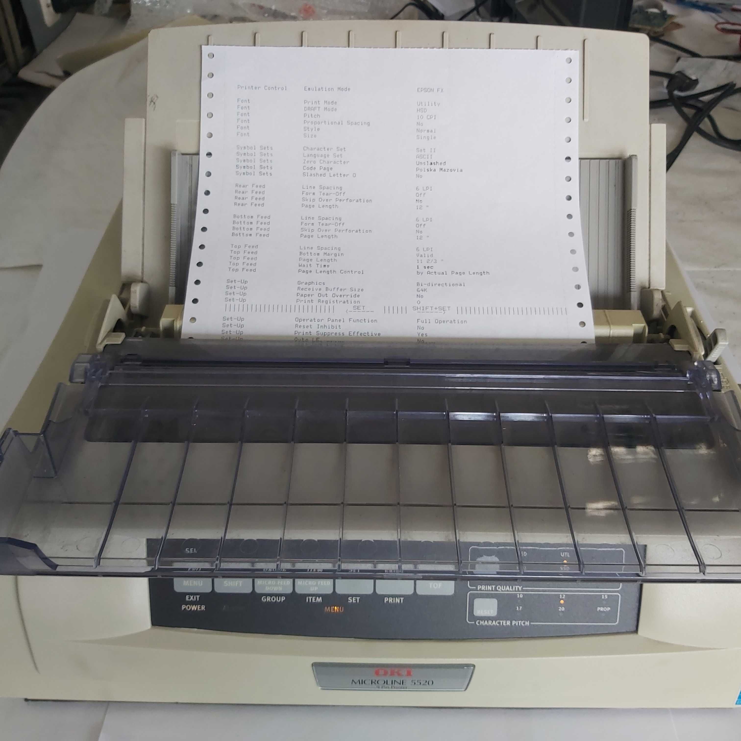Drukarka OKI Microline 5520 eco stan idealny
