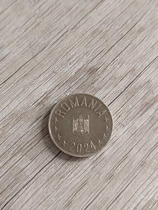 Moneta obiegowa 50 Bani Rumunia Romania 2024 Lej Rzeszów