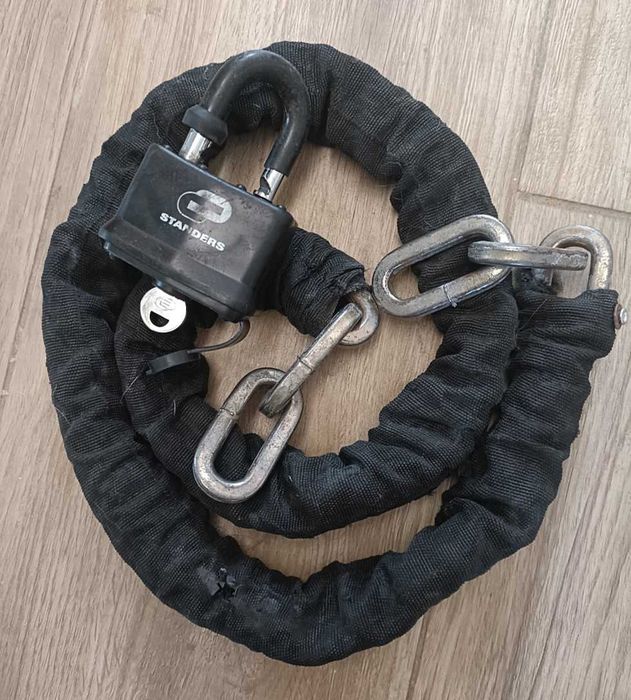 Corrente Anti-Roubo + Cadeado