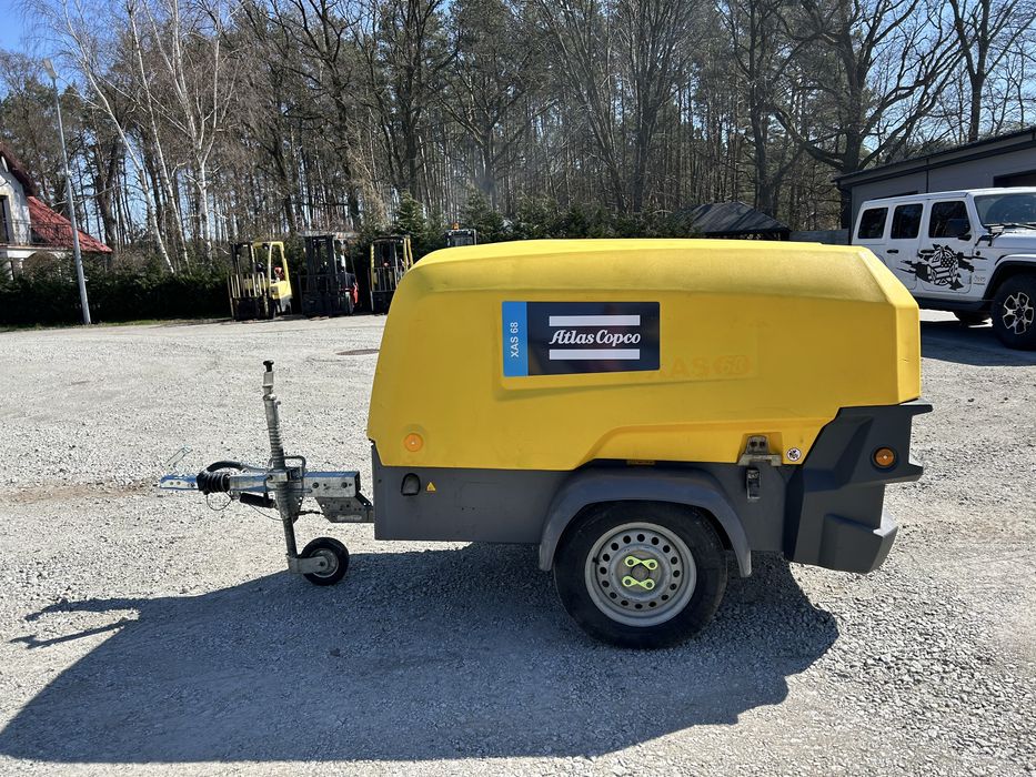 Kompresor sprężarka Atlas Copco XAS 68 rok 2016