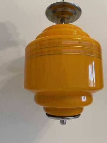 Stara lamp , zwis w stylu Art Deco PRL New Look