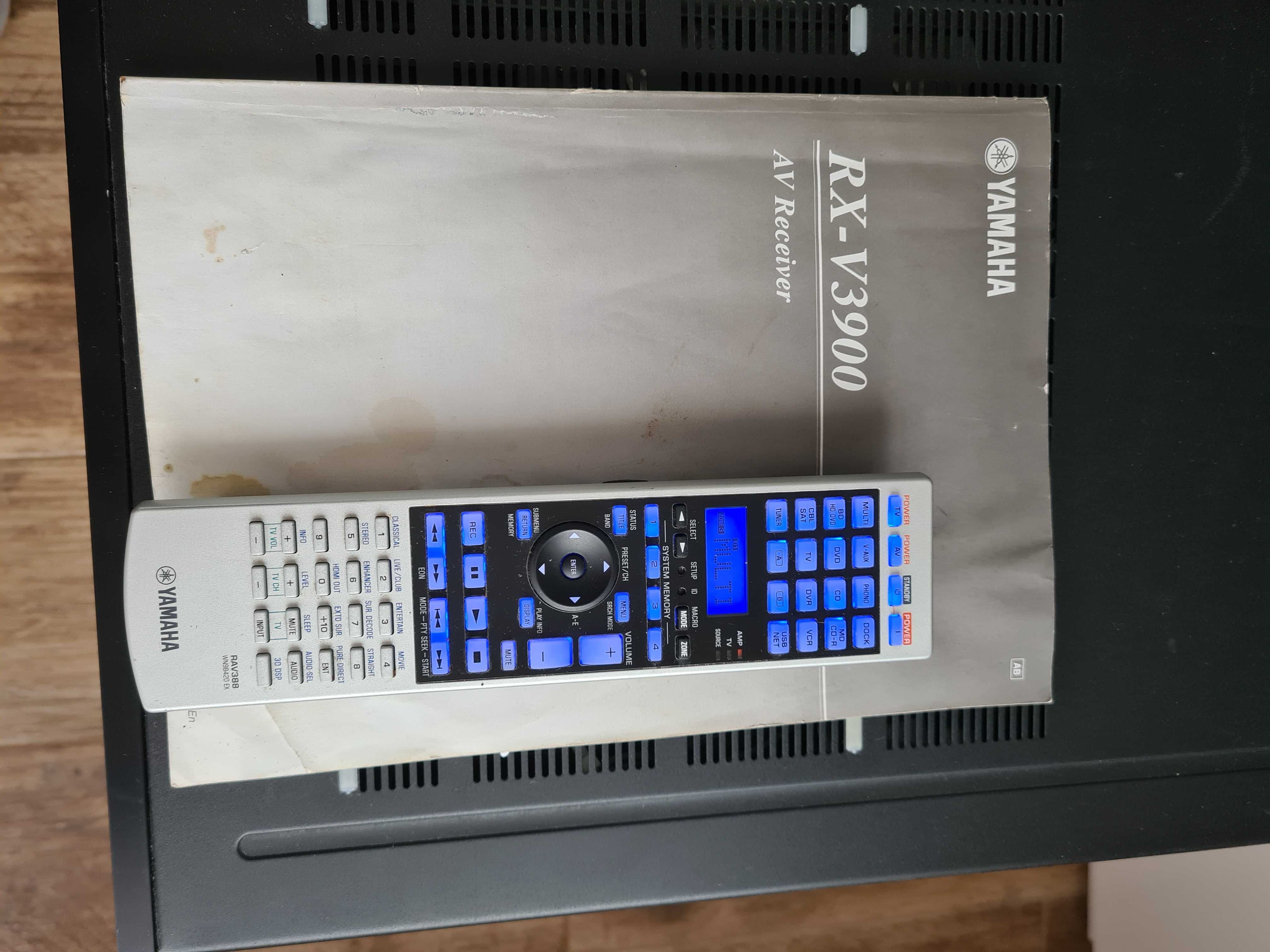 OKAZJA Amplituner Yamaha RX-V3900 7.1 kino domowe hdmi 140W 18kg