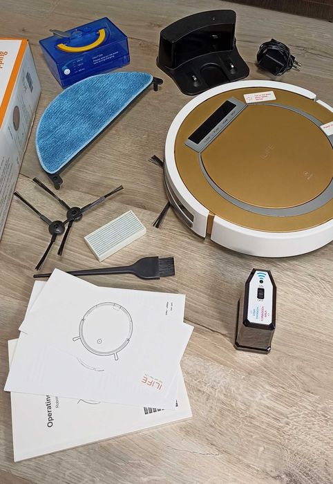 Робот Пылесос iLife V55 с функцией мытья полов Топовая фирма