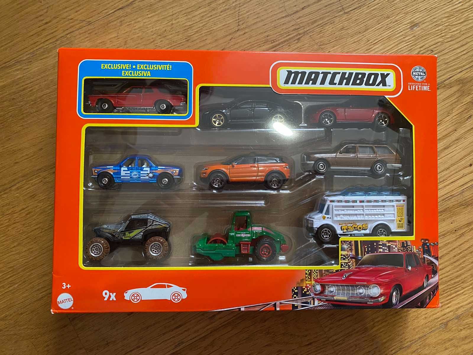 Машинки Матчбокс від Mattel 9 штук Matchbox Cars