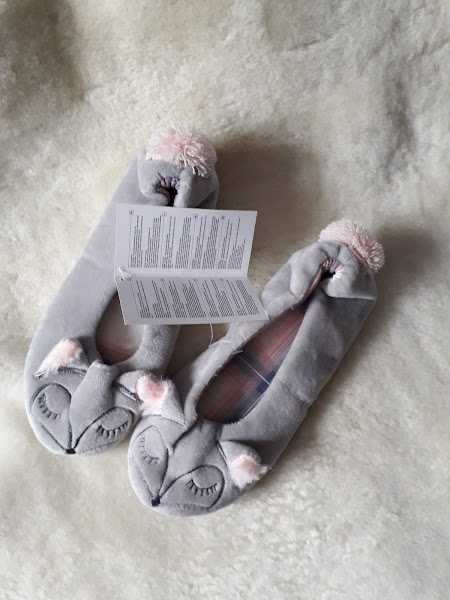 Жіночі домашні теплі капці, шкарпетки з вушками та хвостиком