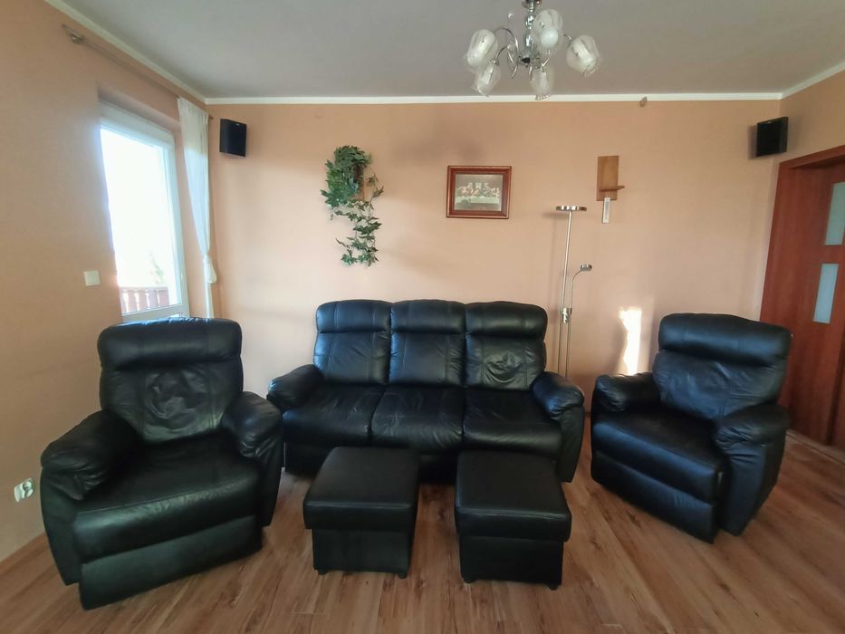 Skórzana tapicerka do salonu