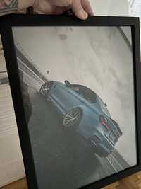 Картина постер BMW у рамці